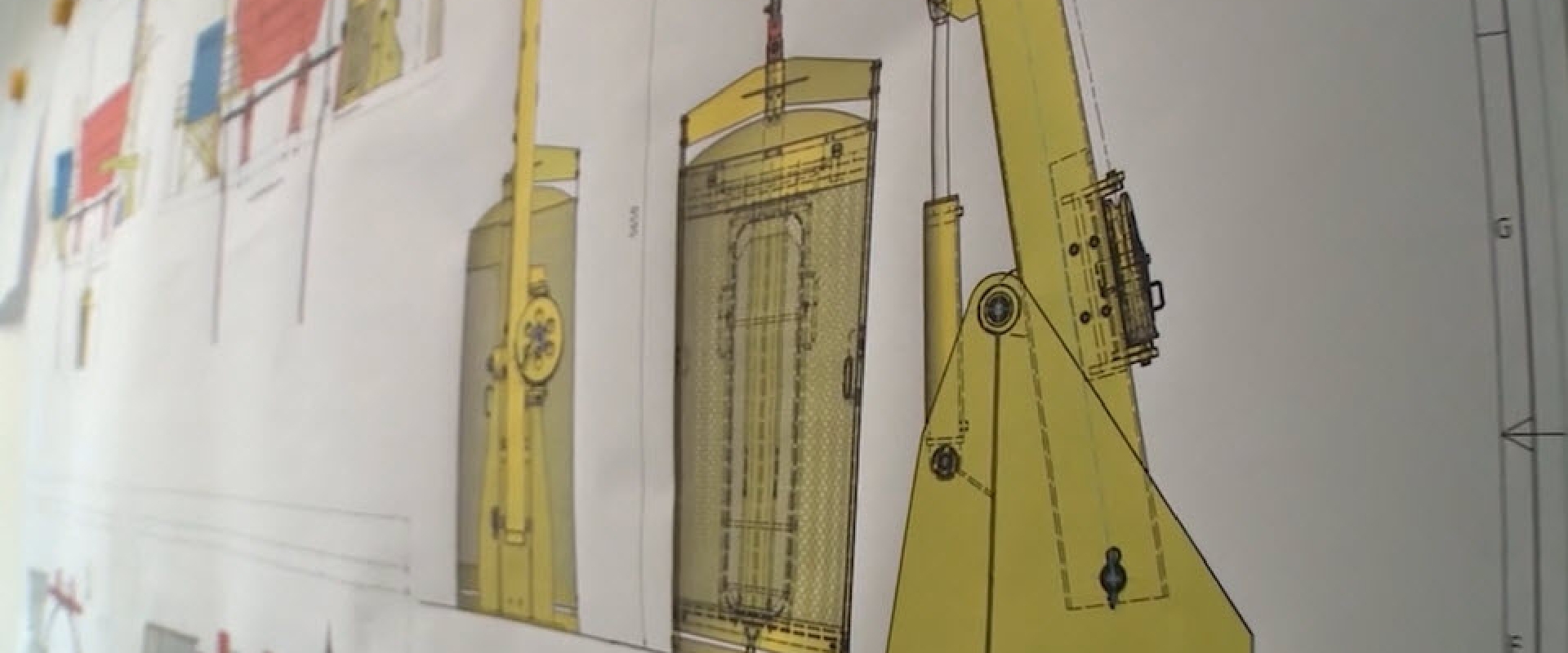 Divers rendus 3D techniques d’ingénierie des puits de mine et de l’équipement